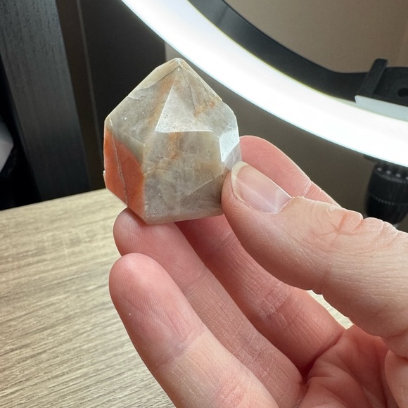 Other - Peach Moonstone Gemstone Crystal mini Tower